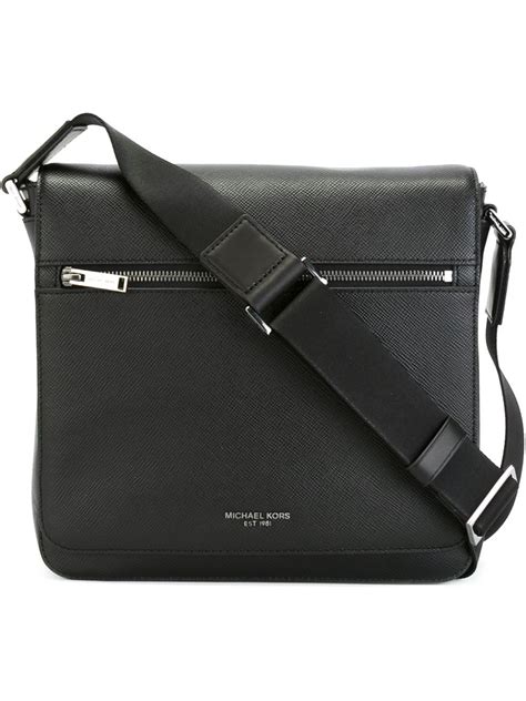 michael kors mens harrison medium leather messenger bag|Michael Kors crossbody.